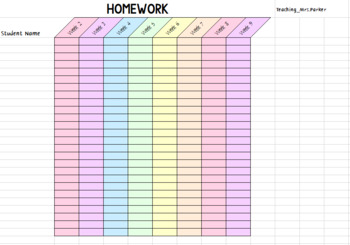 Preview of Mark Book, Homework & Spelling Tracker
