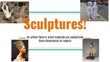 Mark Jenkins tape sculptures for kids!