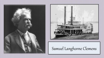 Preview of Mark Twain Biography:  A Power Point Summary of His Life and Major Works