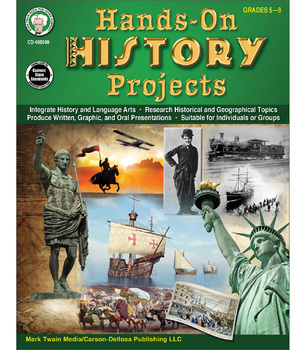 Preview of Mark Twain Hands-On History Projects Resource Gr 5–8 Printable 405049-EB