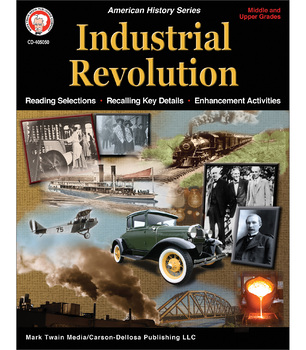 Preview of Mark Twain Industrial Revolution Workbook Grades 6–12 Printable 405050-EB