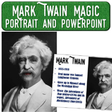 Mark Twain Magic Portrait Video & PowerPoint for Author Study