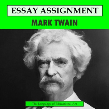 Preview of Mark Twain Research Organizer & Paper Assignment — Secondary ELA — CCSS Rubric