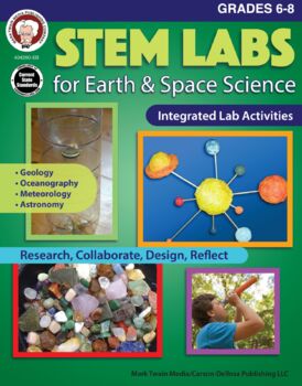 Preview of Mark Twain STEM Labs for Earth & Spc Science Wkbk Gr 6–8 Printable 404260-EB