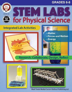 Preview of Mark Twain STEM Labs for Physical Science Wkbk Gr 6–8 Printable 404262-EB