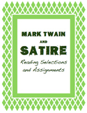 Mark Twain and Satire: Reading Selections and Assignments