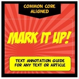 Mark it up! Text annotation guide for any text or article!