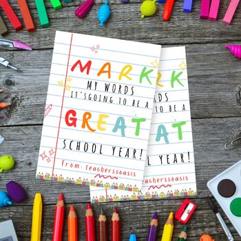 PRINTABLE MARK My Words You're Amazing Tag Instant Download Teacher  Appreciation School Supplies Tag Classroom Markers & Supplies 