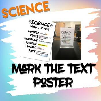 Preview of Mark the Text for Science