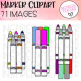 Marker Clipart - InspiredxTeacher Clipart