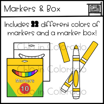 Markers & Marker Box by Chlo in Colorado