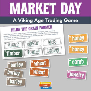 Preview of Market Day - A Printable Viking Age Trading Game