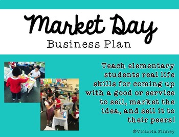 business plan for grade 7 market day