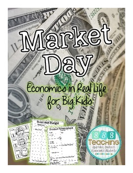 Preview of Market Day: Economics Project for Big Kids, Budget, Unit