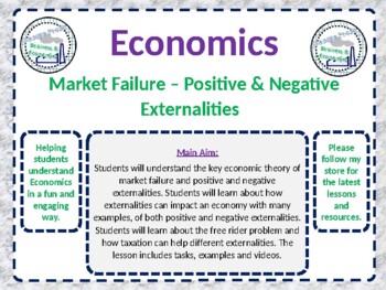 Preview of Market Failure – Positive & Negative Externalities