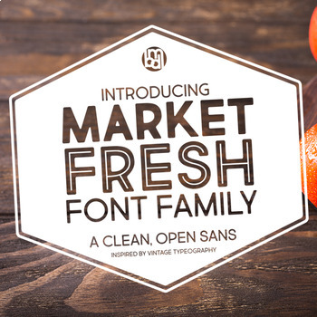Preview of Market Fresh Font Family for Commercial Use