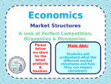 Market Structures - Competitive Markets, Oligopolies & Monopolies