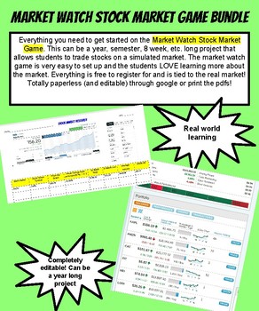 Preview of Market Watch Stock Market Game Bundle