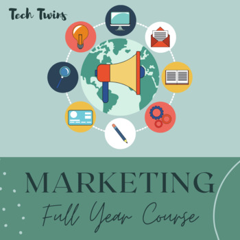 Preview of Marketing Course & Bundle- Full Year (TURNKEY)