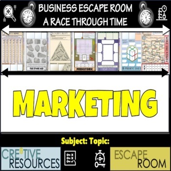 Preview of Marketing Escape Room