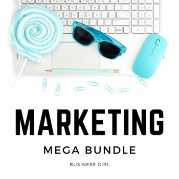Preview of Marketing MEGA Bundle with Fun Activities and Projects
