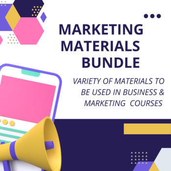 Marketing Materials Bundle - More than 40 products! | TPT