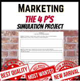 Marketing Mix 4 P's Project (3 Options) W/Scenarios  FBLA & DECA