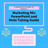 Marketing Mix/4 P's of Marketing PowerPoint and Note Taking Guide