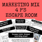 Marketing Mix - 4 p's - Escape Room Lesson