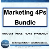 Marketing Mix 4Ps Product Price Place Promotion - CTE BUNDLE