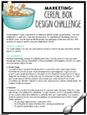Marketing Mix Project: Cereal Box Design Challenge