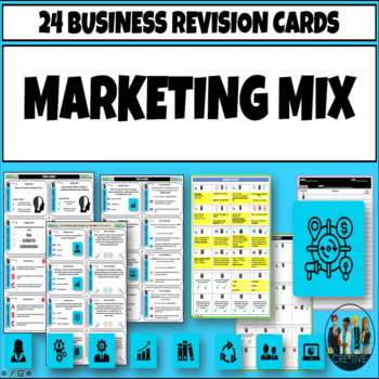 Preview of Marketing Mix Task Cards