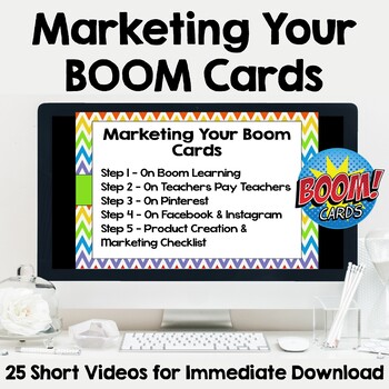 Preview of Marketing and Advertising Your Boom Cards