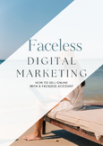 Marketing Your Digital Products With A Faceless Account