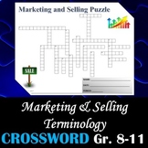Marketing and Selling Terminology - Crossword Puzzle