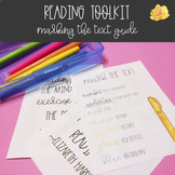 Marking the Text Reading Toolkit
