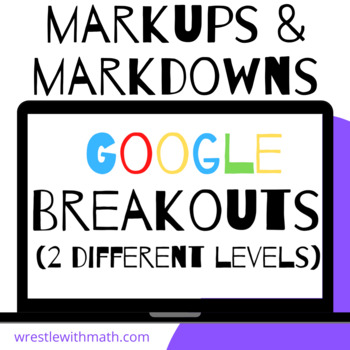Preview of Markup & Markdowns – Two Breakout Activities!
