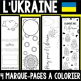 Marque-pages à colorier: l'Ukraine GRATUIT