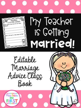 Preview of Marriage Advice Class Book