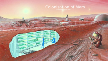 Preview of Mars Colonization - Is it Possible? Power Point facts info The Martian