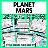 Mars Escape Room Stations - Reading Comprehension Activity