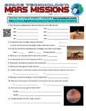 Mars Exploration Webquest (NASA / Internet / Planets / STE