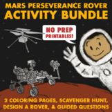 Mars Perseverance Rover Activity Bundle - NO PREP Question