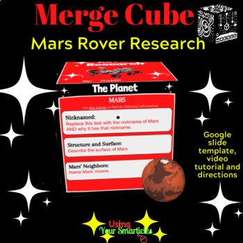 Preview of Mars Rover Perseverance Research Merge Cube