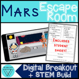 Mars STEM Escape Room: A Digital Breakout Activity - Easy-