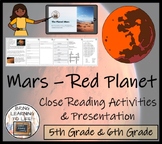 Mars The Red Planet Close Reading Comprehension Activity |