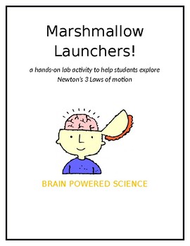 Preview of Marshmallow Launcher Activity: Newton's 3 Laws
