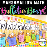 Marshmallow Math Hot Cocoa Addition Winter Bulletin Board Set Math K 1 EDITABLE