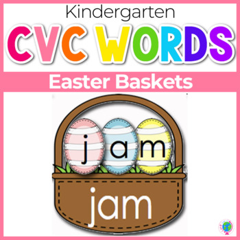 Preview of CVC Word Families Word Building Activity for Literacy Centers