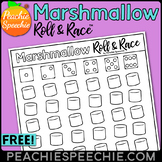 Marshmallow Roll and Race Open Ended Reinforcement Dice Mats